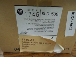 Allen-Bradley 1746-A2 SLC-500 2 Slot Expansion Rack for fixed I/O Units ... - $75.00