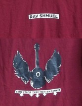 Rav Shmuel Some People Think That I am Damned T Shirt L Maroon - £7.75 GBP
