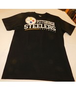 Reebok Pittsburgh Steelers Football Men&#39;s short Sleeve L large T shirt B... - £14.17 GBP