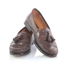Miguel Angel Dark Brown Genuine Lizard Skin Tassel Loafers Shoes Mens 7 ... - £46.46 GBP