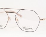 LOOK &amp; FEEL Bi 8342-14 Gris / or Rose Unique Lunettes Cadre 53-17-135 Al... - $96.29