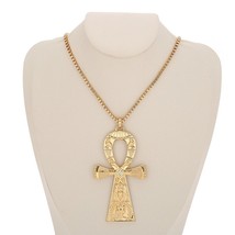 African Gift Gold Color Egyptian Queen Nefertiti,Isis,Horus Pendant Necklaces fo - £13.98 GBP