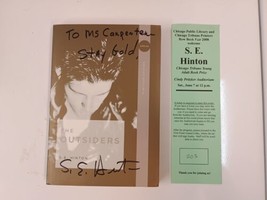 Autographed The Outsiders S.E. Hinton Signed Copy Book 2008 STAY GOLD  - $98.01