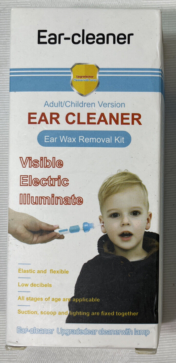 Ear Cleaner kit LED Light  Tools Set  Ear Wax Removal Vacuum, Electric - $9.78