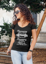 Recovery 12 Steps NA/AA Woman&#39;s V Neck T Shirt - $24.99