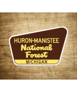 Huron Manistee National Forest Decal Sticker 3.75&quot; x 2.5&quot; Michigan Vinyl - £4.12 GBP