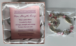 Expressively Yours  Breast Cancer Heart Hope Strength Courage New In Box /9 - £19.97 GBP