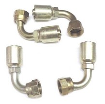 LOT OF 4 NEW PARKER 13943-12-10 SWIVEL 90 ELBOW ADAPTERS 3/4&quot; 139431210 - £60.85 GBP