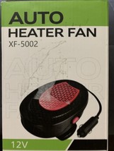Auto Heater Fan In Black 12Volt Car Plug In Model#XF-D5002 NIB - $25.62