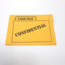 Case File Confidential envelope CLUE Board Game Replacement Pieces Parts - $1.97
