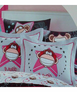 BOBBY JACK I MUSIC GRAY PILLOW SHAM BEDDING NEW - €13,77 EUR