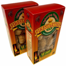 FireStarters Lightning Nugget Natural Pine Two 12 Packs Environmentally ... - £15.23 GBP
