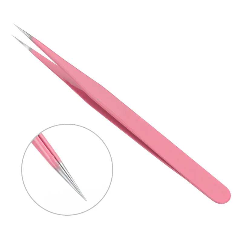 El eyelash tweezers 3d volume lash eyebrow tweezer eyelash extension women makeup tools thumb200