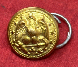 VTG US Navy Superior Quality 3/4&quot; Button with Goldtone Eagle Anchor - £6.29 GBP