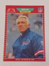 Marv Levy Buffalo Bills 1989 Pro Set Card #34 - £0.78 GBP