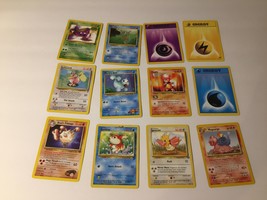 12 Vintage Pokemon Trading Cards Pokemon Magby Magcargo Goldeen Horsea SJPP-21 - £3.97 GBP