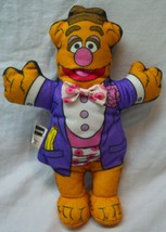 Vintage Blockbuster The Muppets Fozzie Bear 7&quot; Plush Stuffed Animal Toy 1998 - £11.46 GBP