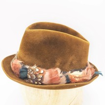 Bruder Dobesch Mens Fedora Brown Hat from John Barkley Pittsburgh - £27.18 GBP