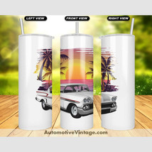 American Graffiti 1958 Chevy Famous Car Sunset Drink Tumbler - $25.92