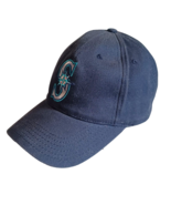 Seattle Mariners Hat Cap One Size Navy Blue 100% Cotton Adjustable - €7,64 EUR