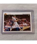 1992 Upper Deck Mark McGwire Error Baseball Card #153  Oakland Athletics - £4.55 GBP