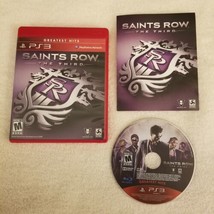 Saints Row The Third Greatest Hits Edition PlayStation 3 PS3, 2011 CIB Tested - £3.10 GBP