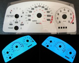 For 1995-1998 Chevy Cavalier Z24 RS Manual w/ Tachometer Indiglo Glow Gauges - £23.34 GBP