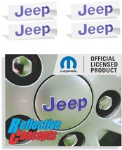 JEEP Center Cap Overlay Decals - 2022-2024 Jeep Grand Cherokee - £8.97 GBP