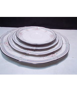 Noritake Rothchild ~~ 4 Plates ~ service for one ~~ Dinr, salad, side, s... - $19.99