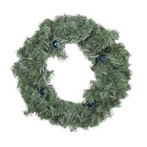 Tremont Floral Green Pine Christmas Advent Wreath Candle Holder 20 Inch - $34.98