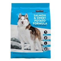 Kirkland Signature Nature&#39;s Domain Salmon &amp; Sweet Potato Formula Dog Food, 35 lb - £54.52 GBP