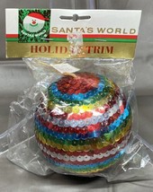 Santa’s World Holiday Trim Ornament Kurt S Adler JS493/M - £8.85 GBP