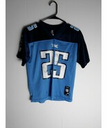 #25 TENNESSEE TITANS LENDALE WHITE REEBOK JERSEY YOUTH SIZE MEDIUM (10/12) - $279.90 MXN