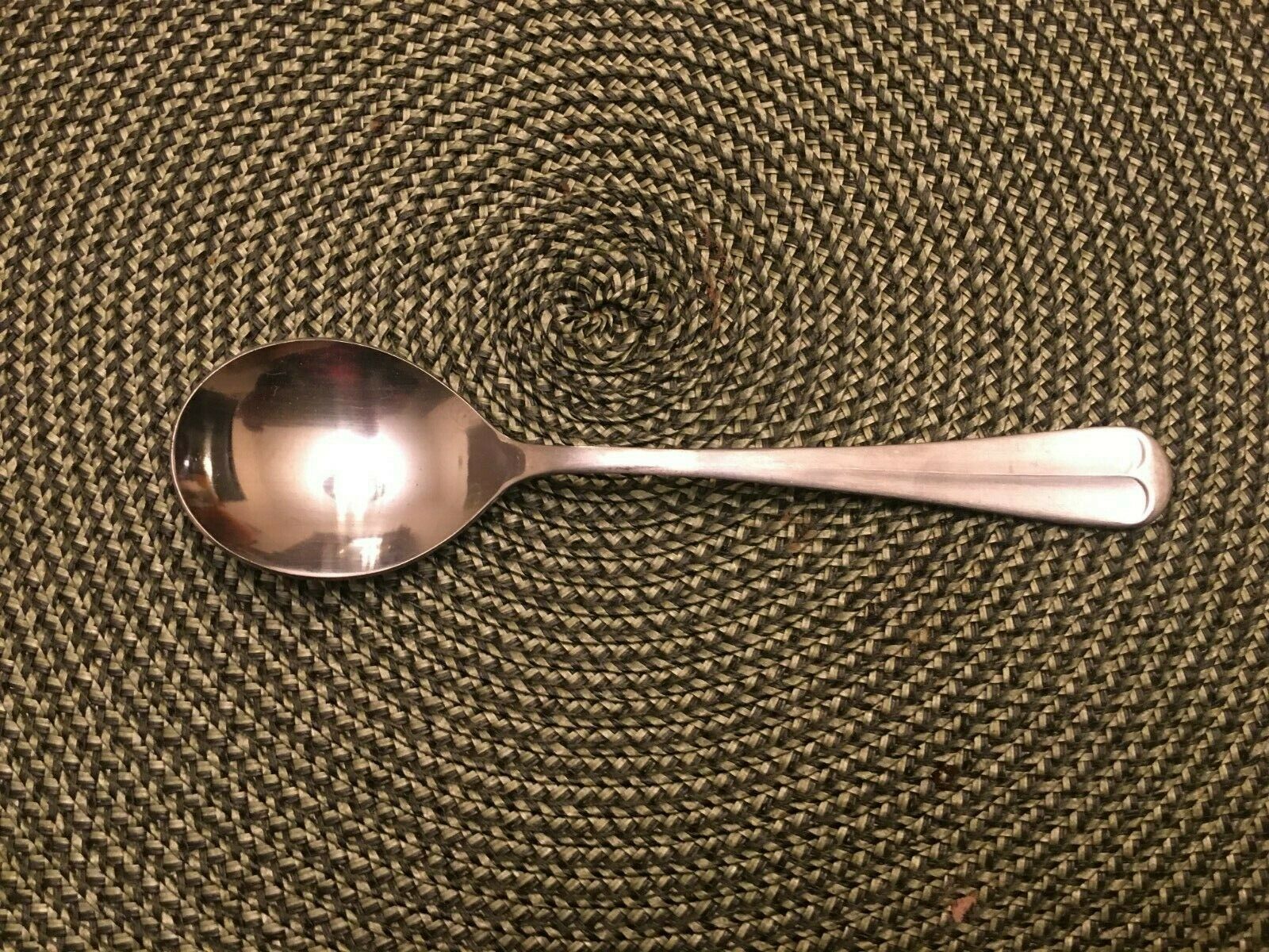 Cream Soup spoon Rogers Stainless JEFFERSON MANOR Korea 5-3/4&quot; 1 pc - $4.46