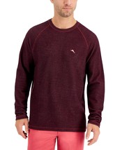 Tommy Bahama Mens Bayview Sweater Cherry Stone B4HP - $41.75