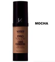 Kiss New York Professional Pro Touch Liquid Foundation 1.01oz KPLF415 MOCHA - £6.39 GBP