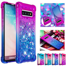 For Samsung S21+ S20FE A21S A31 A42 Shockproof Glitter Quicksand Soft Case Cover - £44.21 GBP