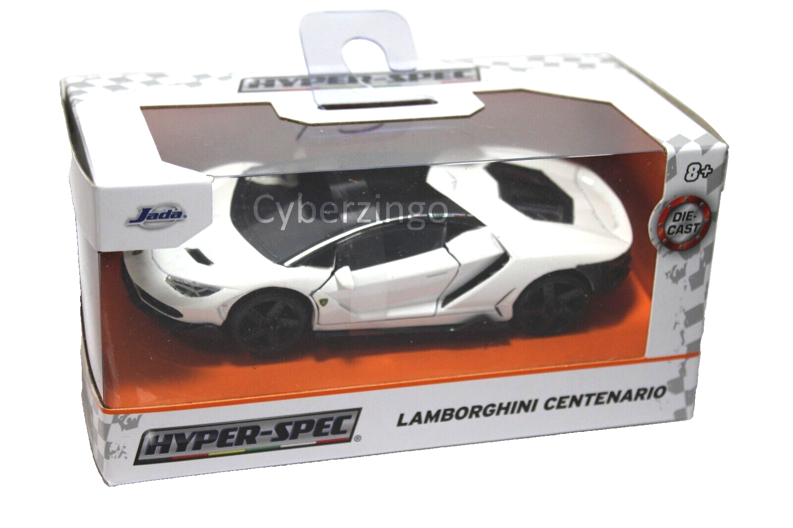 Jada 1/32 Hyper Spec Lamborghini Centenario White Diecast Model NEW IN Box - $23.98