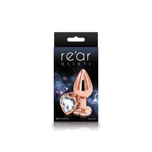 Rear Assets Rose Gold Heart Medium Clear - £11.52 GBP