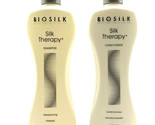 Biosilk Silk Therapy Shampoo &amp; Conditioner 12 oz Duo - $35.28