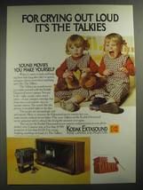 1974 Kodak Ektasound Movie Cameras and Projectors Ad - For crying out loud - £14.61 GBP