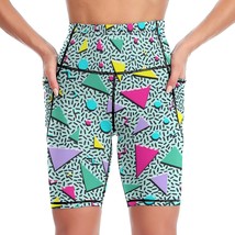 High Waist Workout Yoga Shorts For Women With Pockets Tummy Control Yoga - $30.99