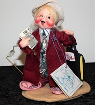 Annalee WALL STREET JOURNAL 8" Business Girl 1994 Plush Doll with Hang Tag #2355 - $24.95