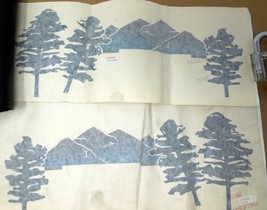 Coleman Popup Tent Trailer 5 3/4&quot; x 14.5&quot; Pine Tree Mountains Decal Emblem L/R - £78.71 GBP