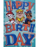 Paw Patrol Greeting Card Birthday &quot;Happy Birthday Day&quot; - $3.89