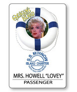 MRS HOWELL GILLIGANS ISLAND S.S. MINNOW NAME BADGE HALLOWEEN COSPLAY MAG... - $22.20 CAD