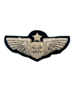 US AIR FORCE COMBAT SYSTEM OFFICER PILOT WING SILVER BULLION 3&quot; CP BRAND... - $18.75