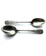Sterling Demitasse Spoons Gordon Sterling Mark Hand Chased Oak Leaf Patt... - €44,18 EUR