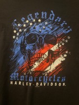 Harley-Davidson H-D T-Shirt Americana Skull Loveland Colorado 2022 4XL - £31.55 GBP