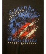 Harley-Davidson H-D T-Shirt Americana Skull Loveland Colorado 2022 4XL - £31.51 GBP